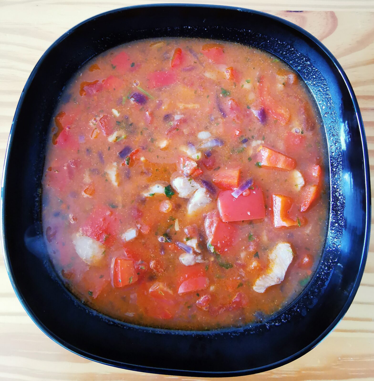 Tomaten-Fischsuppe
