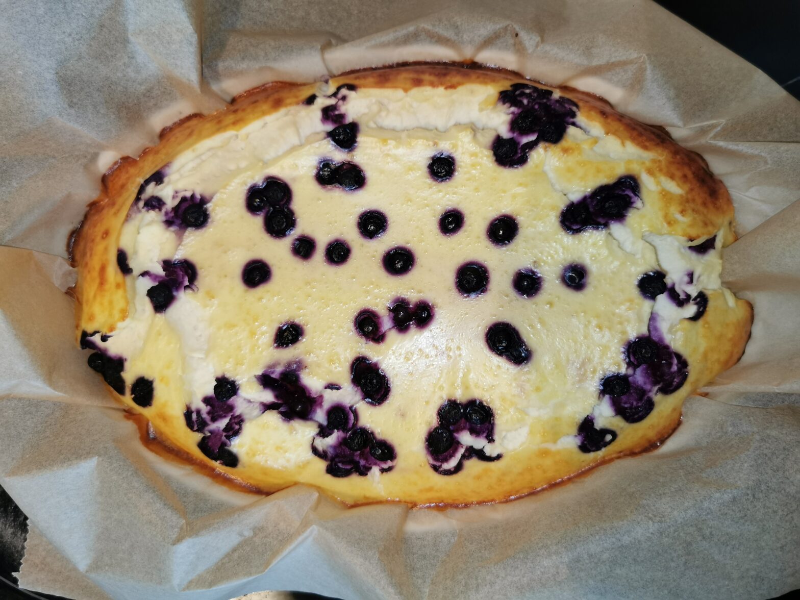 Quark-Heidelbeer-Auflauf